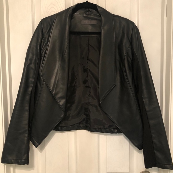Black Pleather Jacket - Picture 1 of 3